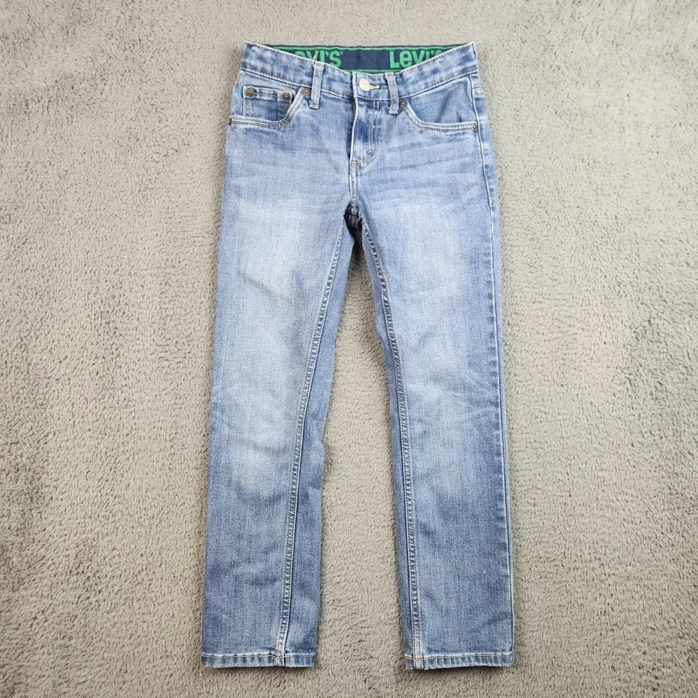 Levi's 511 Slim Fit Jeans Boys 10 Reg Blue Mid Rise Stretch Denim Casual Classic